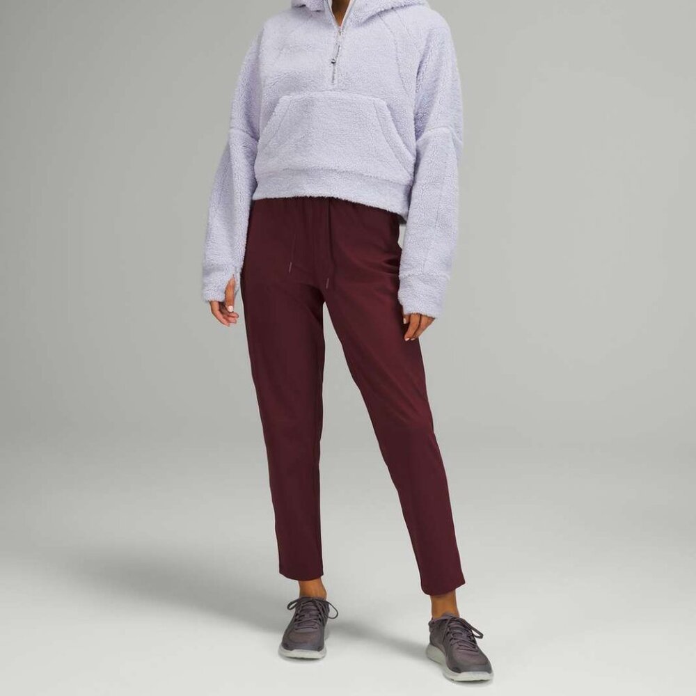 Lululemon Stretch High-Rise Pant 7/8 Length Red Merlot